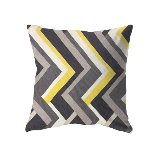 18x18 - Green & Grey Zig Zag