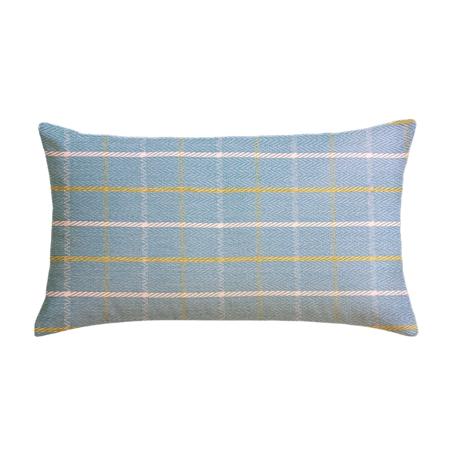 14x16 - Blue/Green Windowpane Check