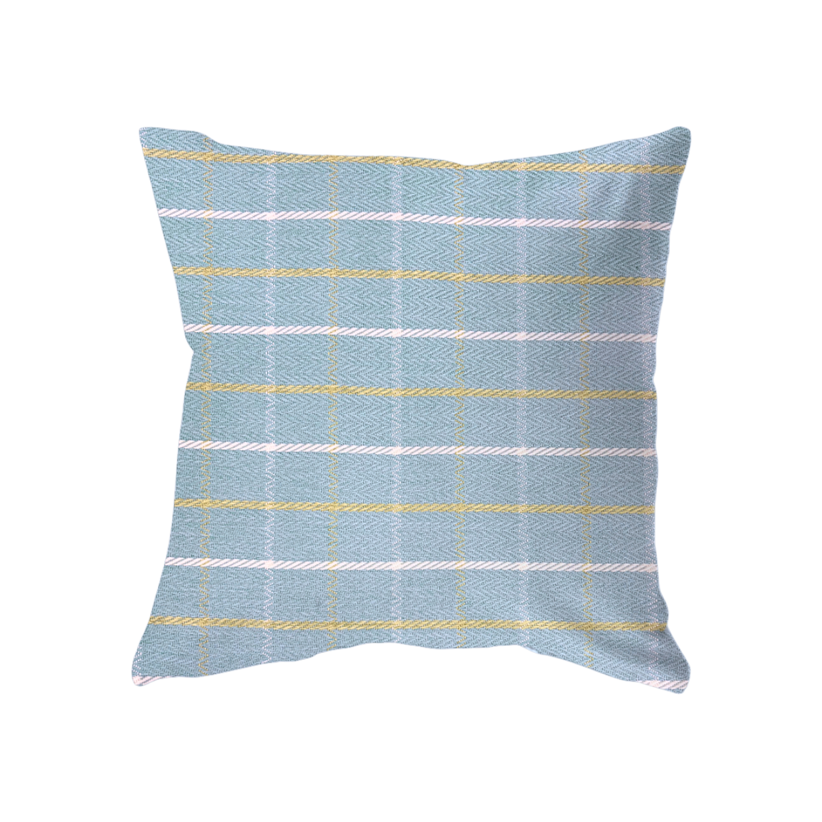 18x18 -  Blue/Green Windowpane Check