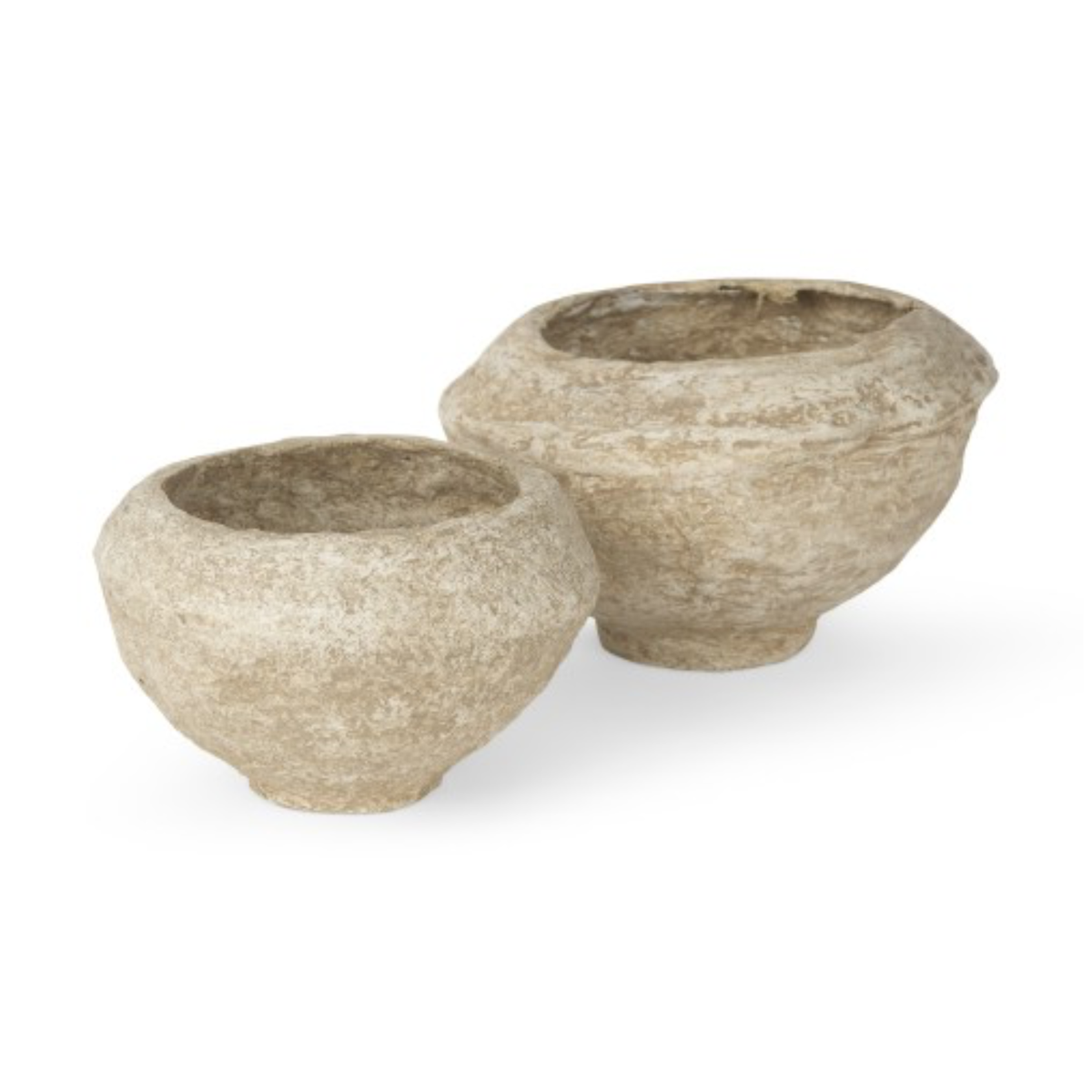 Bowl - Sonu Paper Mache Beige Small Mercana
