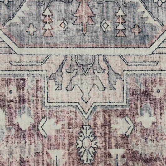 Rug - 8x10 Blush Persian Pink & Navy // Section 70