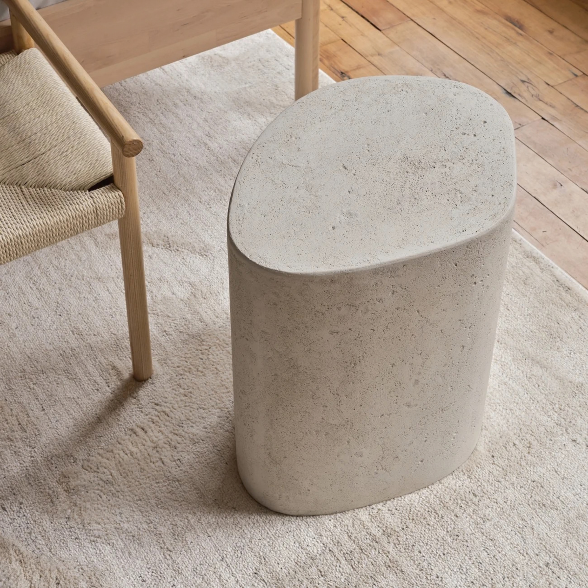 Ghent Concrete Curves Side Table