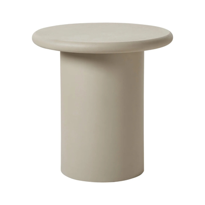 Riya Round Ivory Side Table