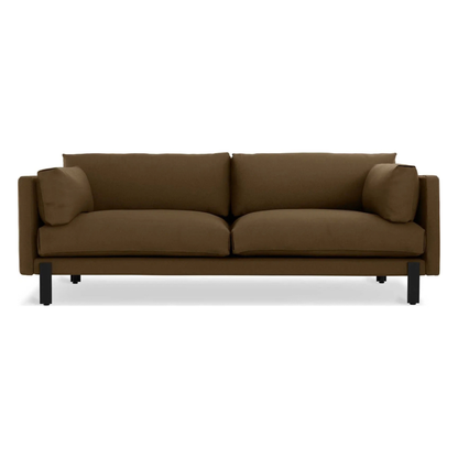 Silverlake Velvet Cocoa Sofa 86"