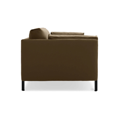 Silverlake Velvet Cocoa Sofa 86"