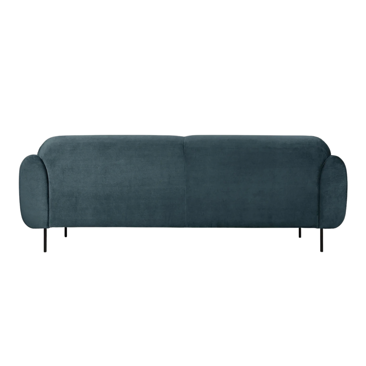 Nord Plush Casella Slate Sofa 86"