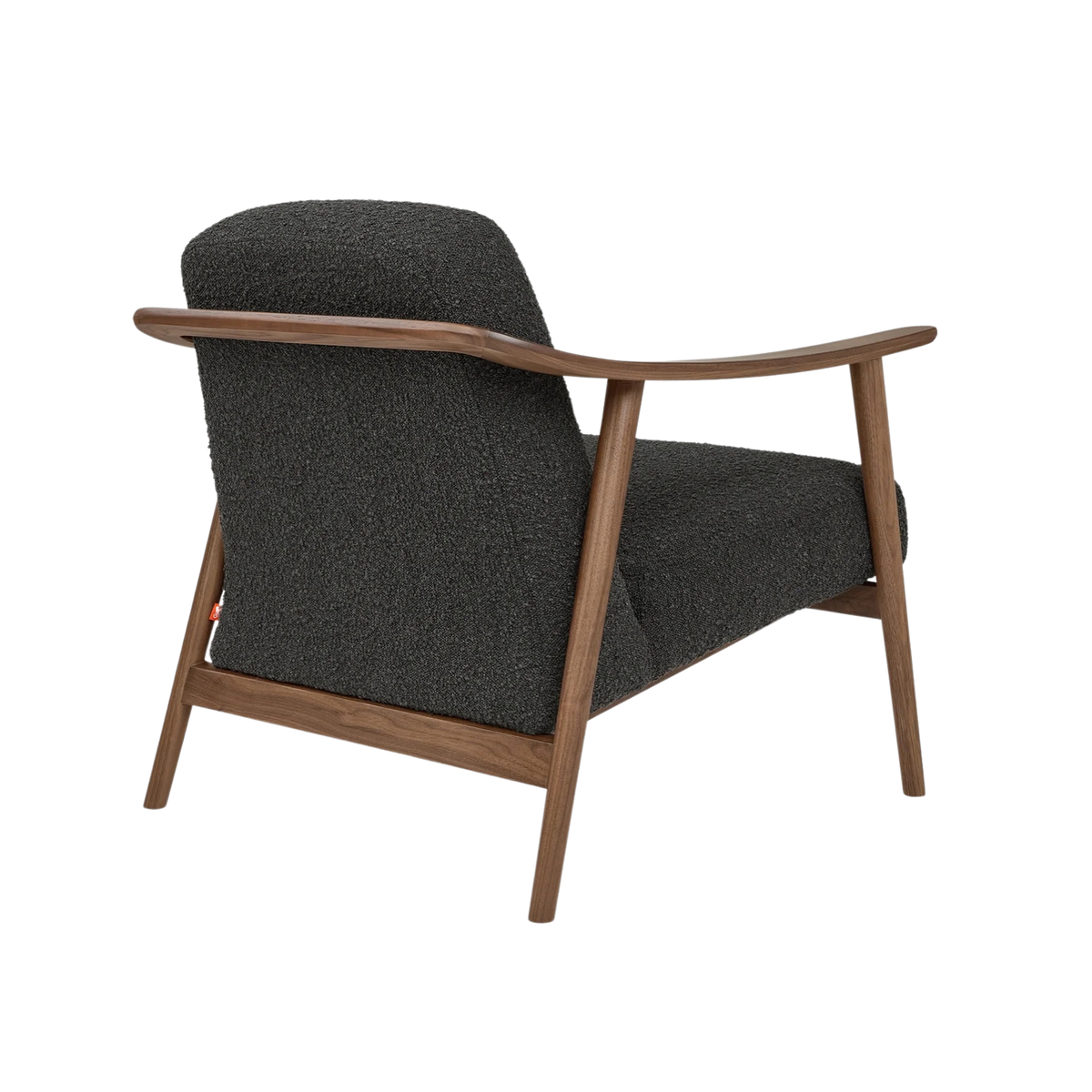 Baltic Node Nocturne with Walnut Frame Accent Chair