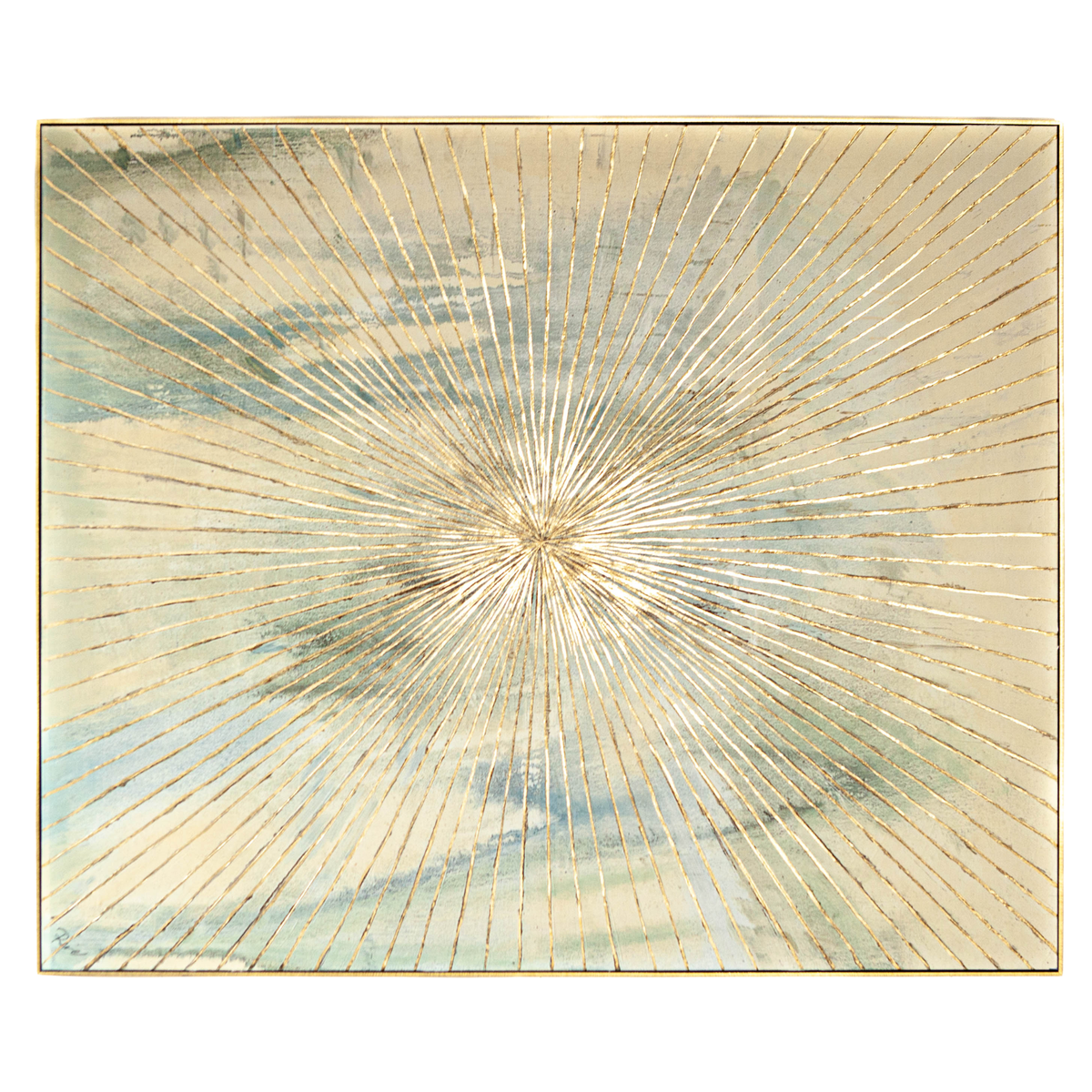 Lavish Luster with Gold & Blue CLEARED Art // Section 200