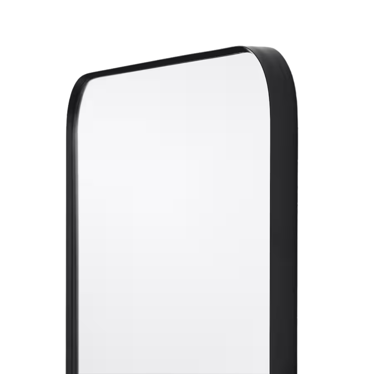 Rectangular Mirror with Black Frame 51"