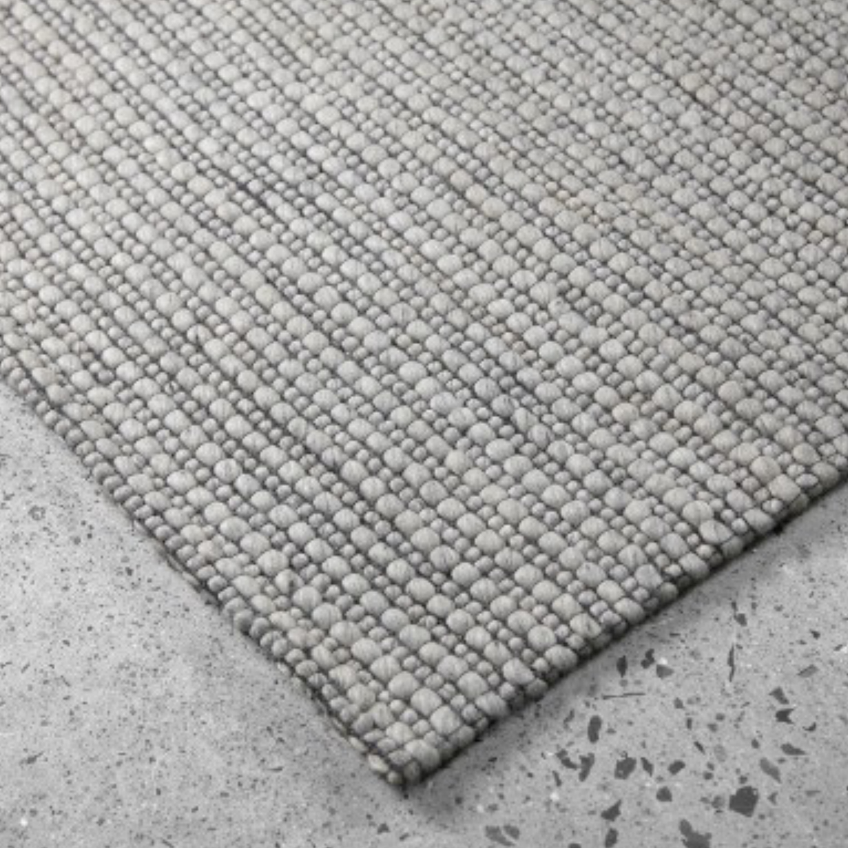Rug - 8x10 Bedford I Silver Grey Wool // Section 30