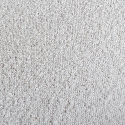 Elo White Boucle Accent Chair