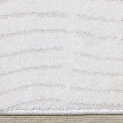 Rug - 7 x 10'6 - White Geometric // Section 30