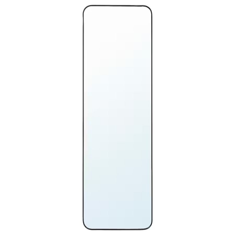 Rectangular Mirror with Black Frame 51"