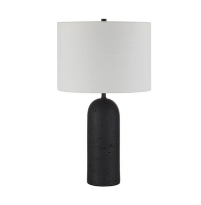 Black Resin Table Lamp