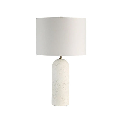Off-White Cream Resin Table Lamp