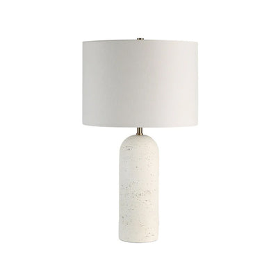 Off-White Cream Resin Table Lamp
