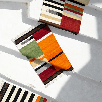 2' x 3' - Hand Woven Chanterelle Rug