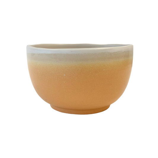 Ceramic Matte Ombre Terracotta Bowl