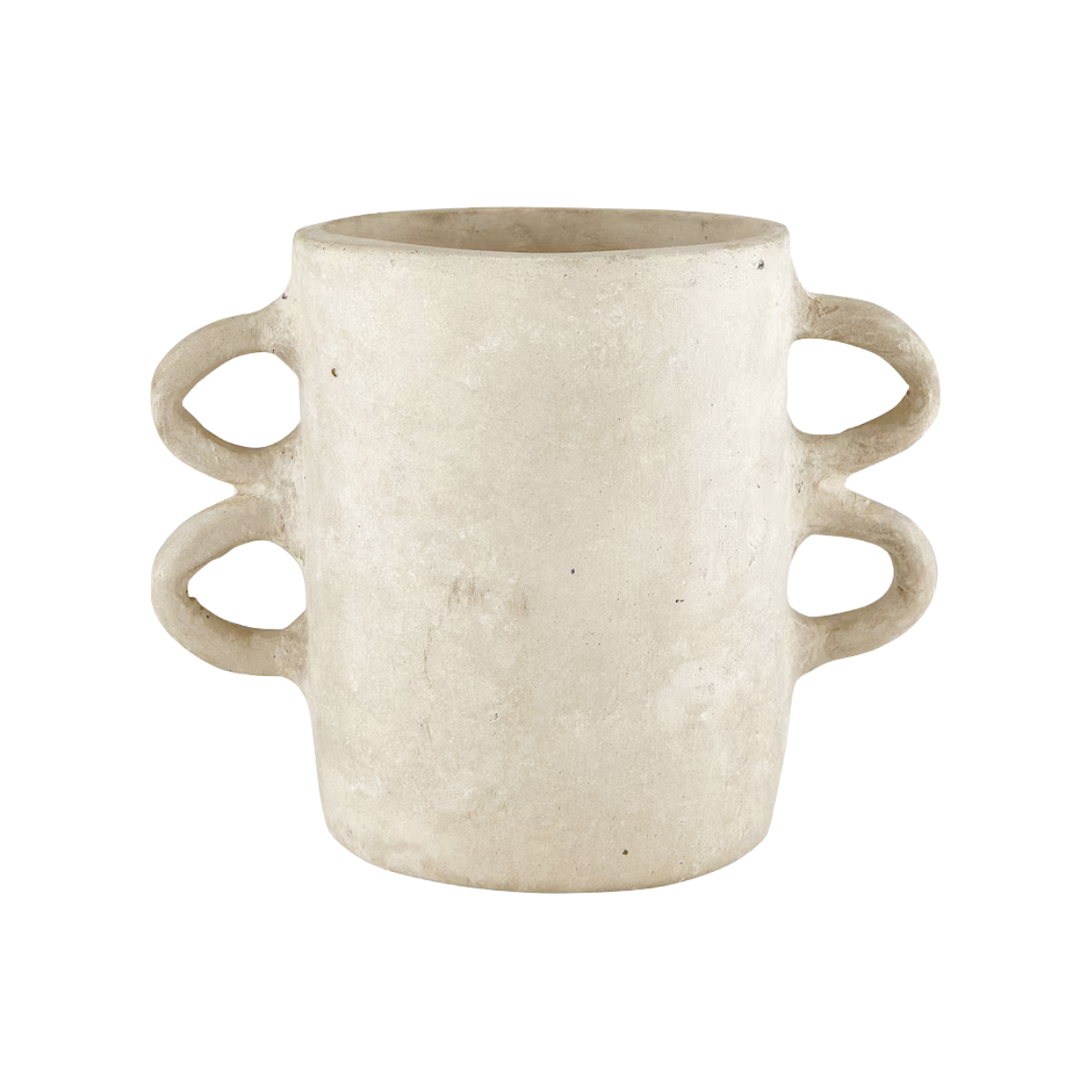 Double Handle Paper Mache Vase