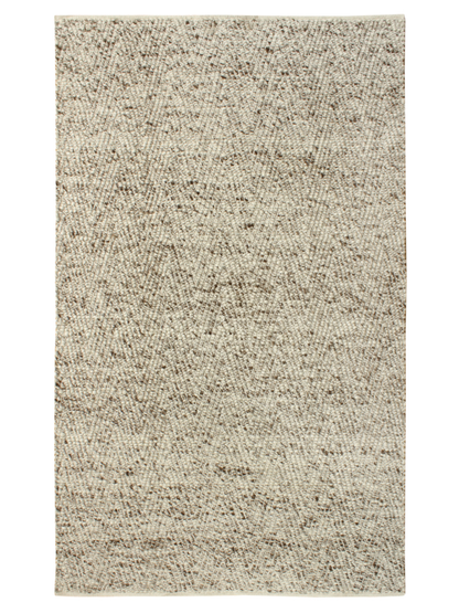 Rug - 5x8 Ivory & Taupe Hudson 06 Textured // Section 40