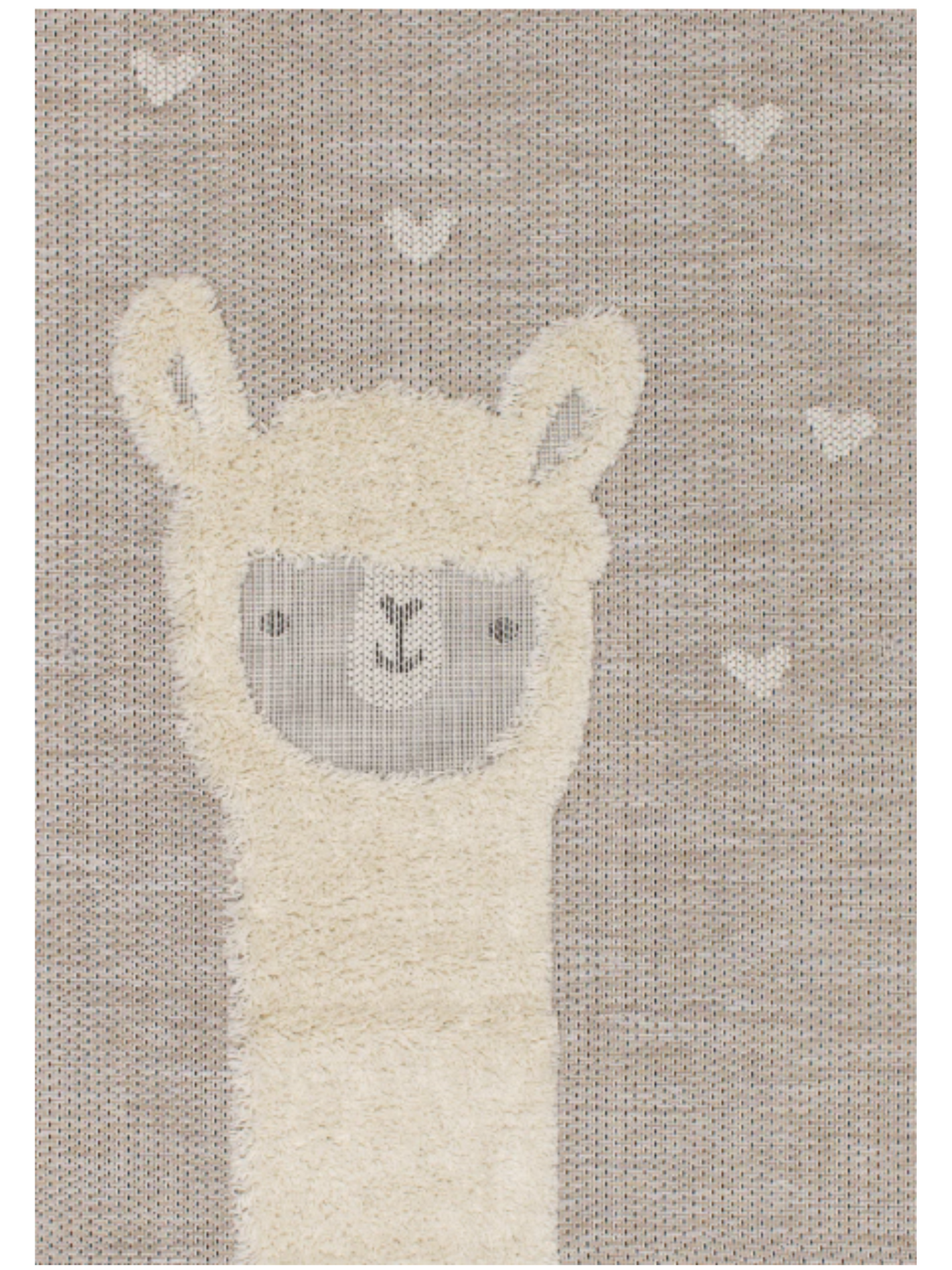 5x8 Kids Llama Rug