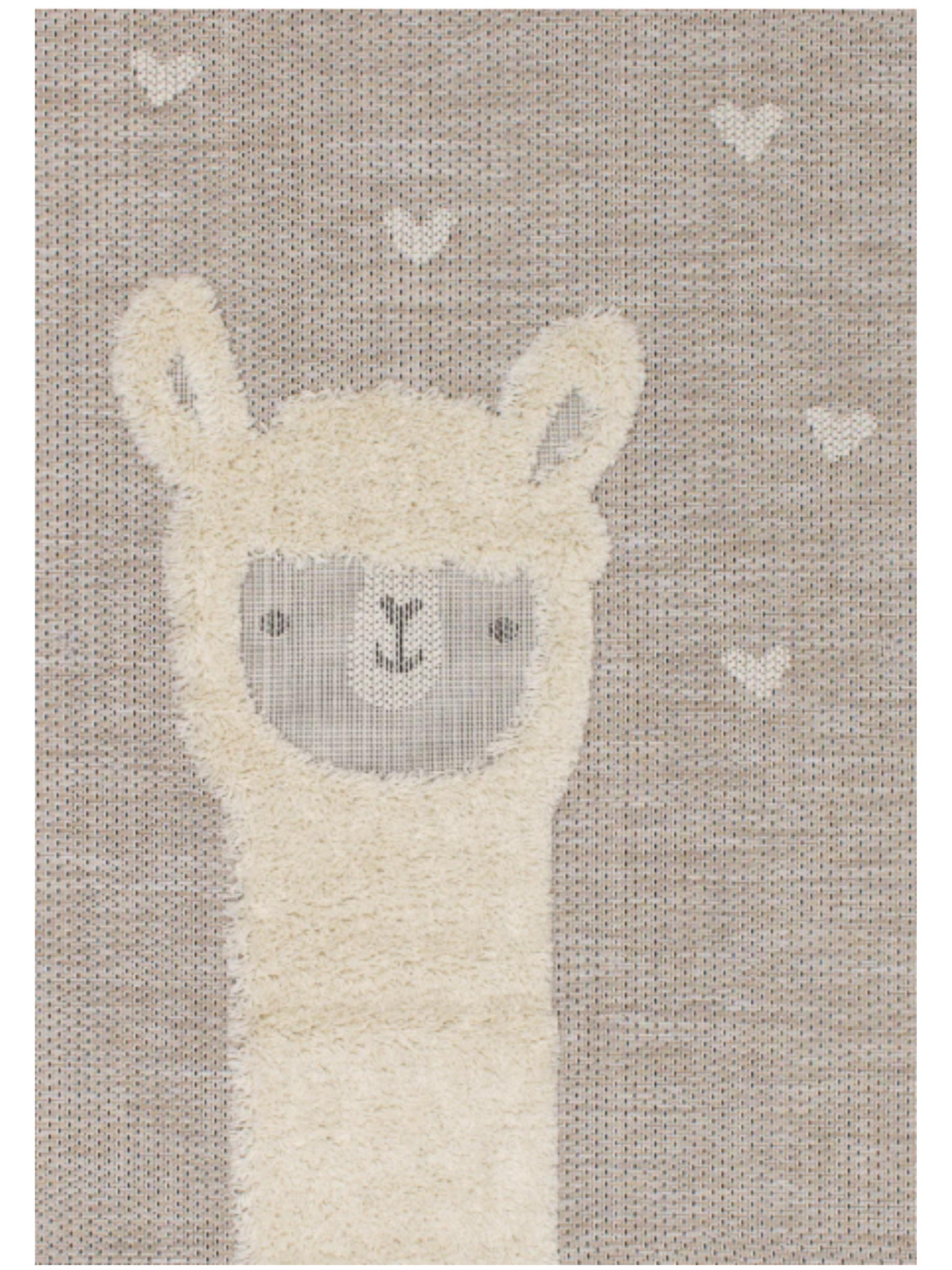 5x8 Kids Llama Rug