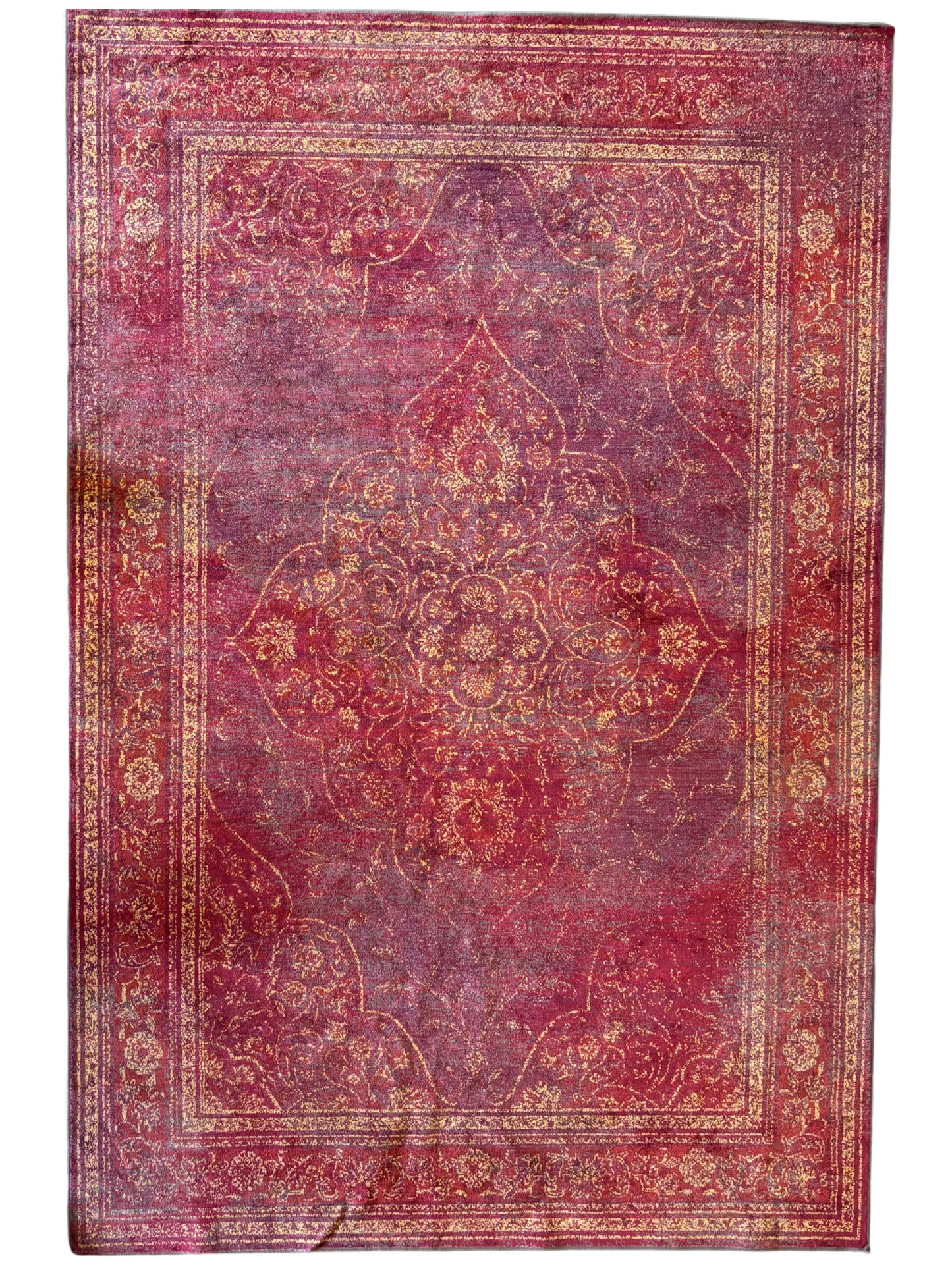 Persian Rug in Red & Orange