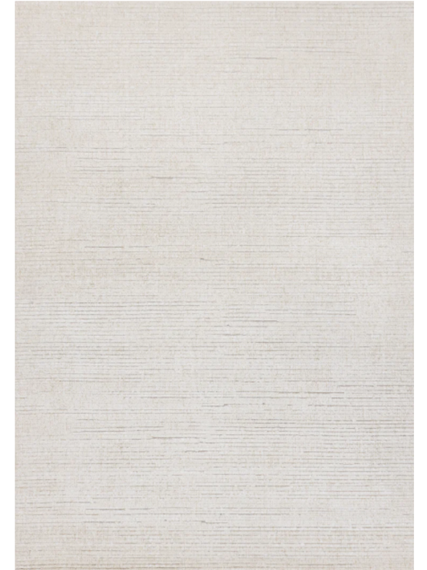 Ella White Rug w/Drop Stitch Design