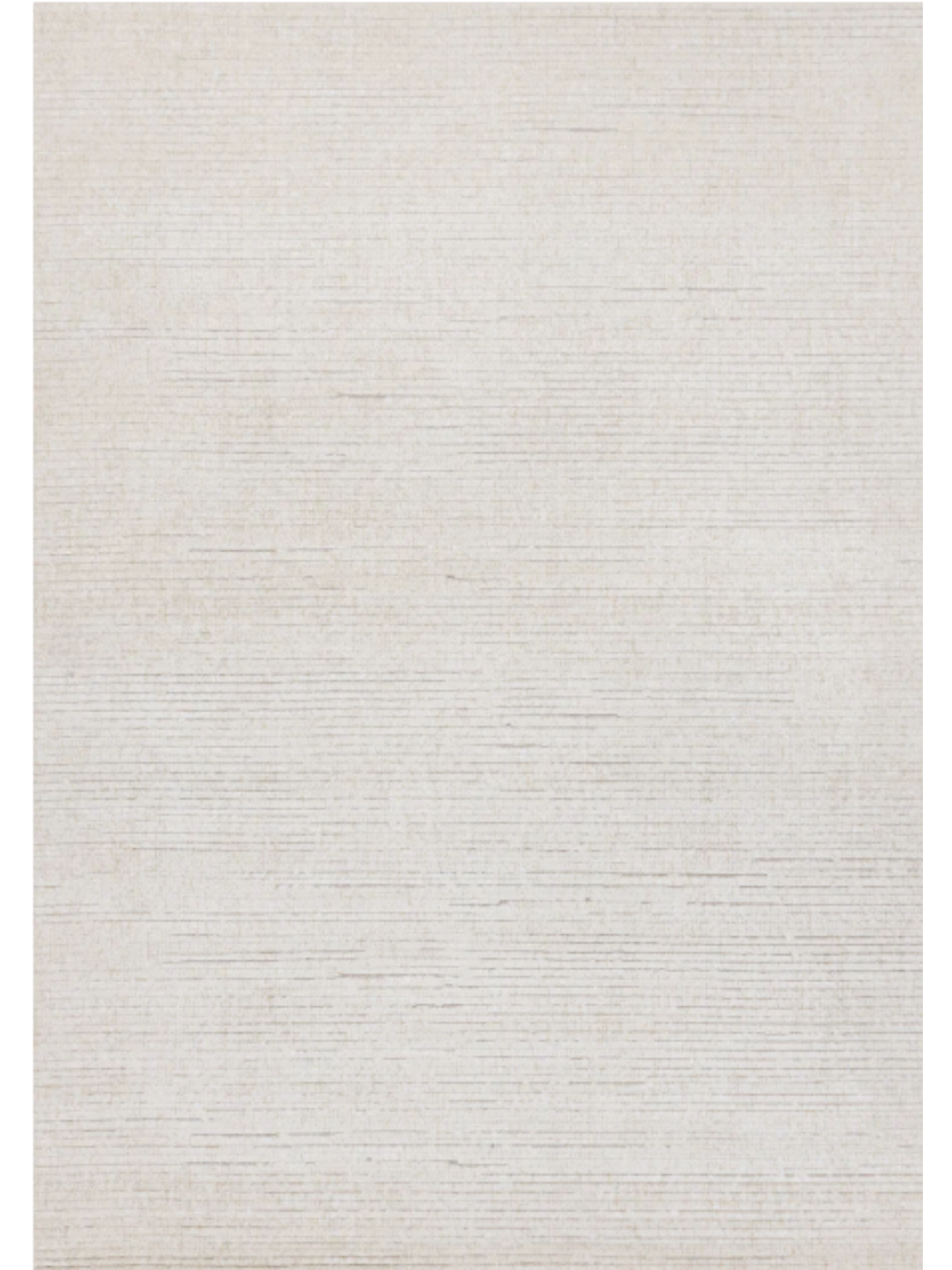 Ella White Rug w/Drop Stitch Design