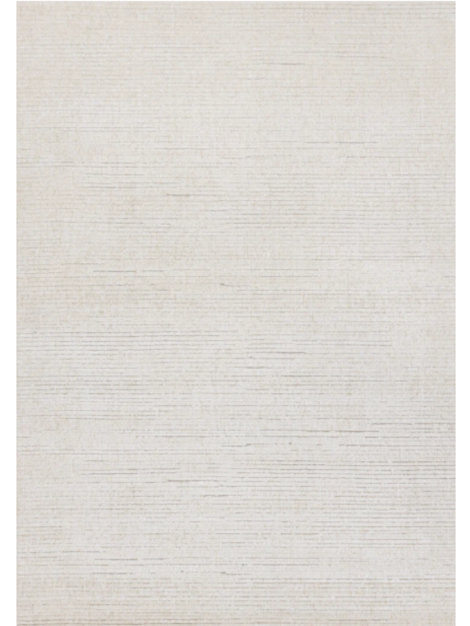 Ella White Rug w/Drop Stitch Design