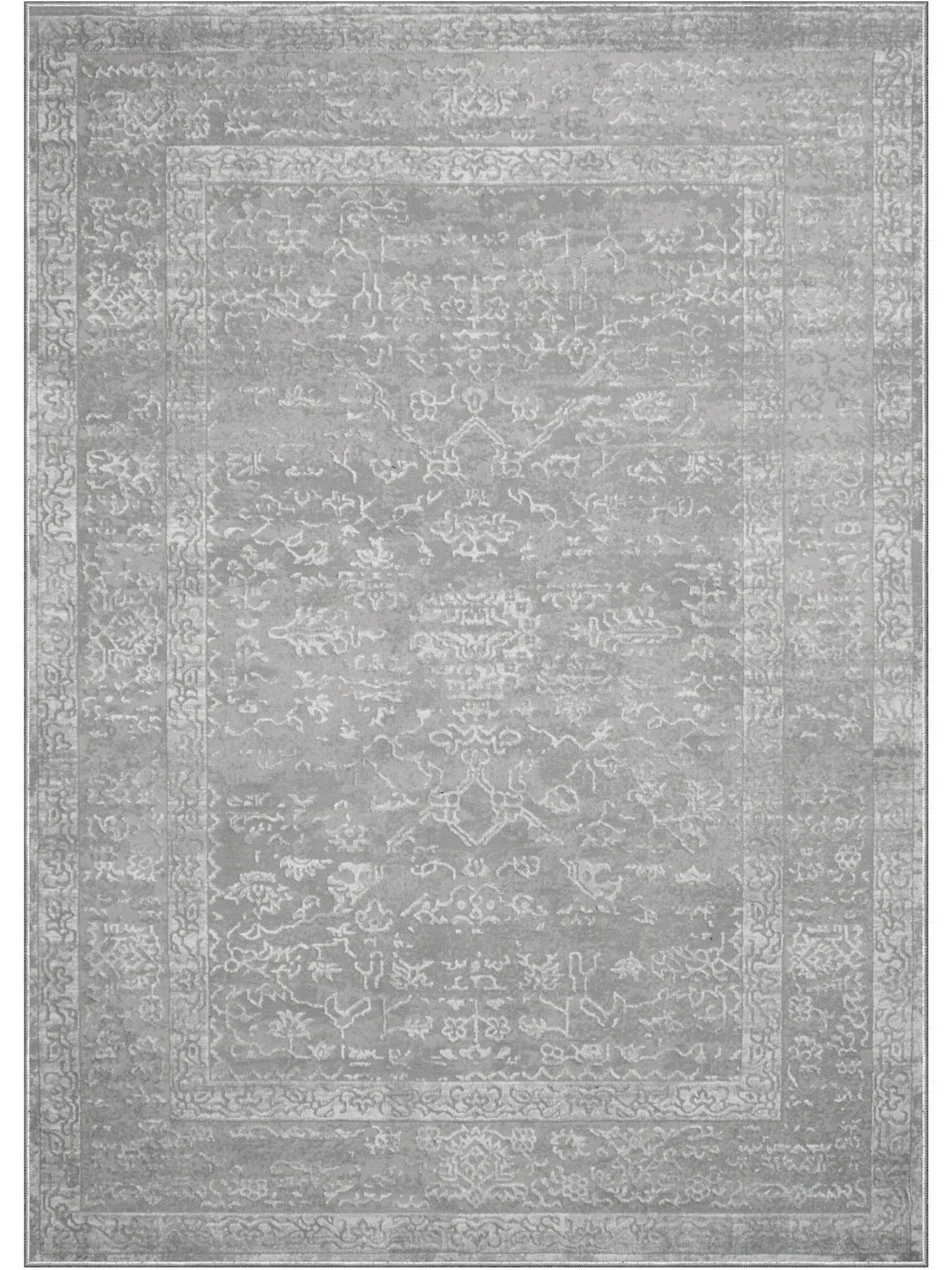 Grey Persian Faded Rug