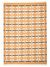 5x7 Yellow-Beige Flatwoven Geometric Rug