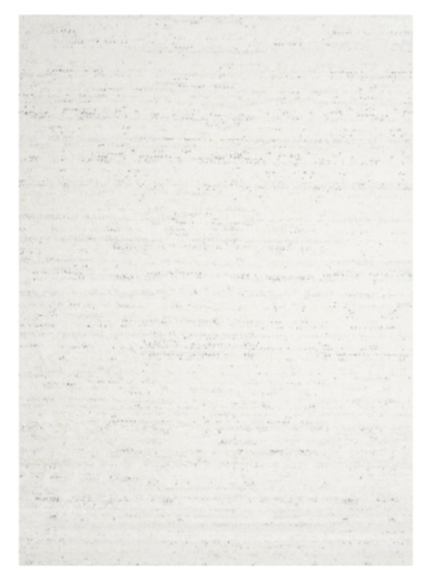 White Woven Yarn Texture Rug