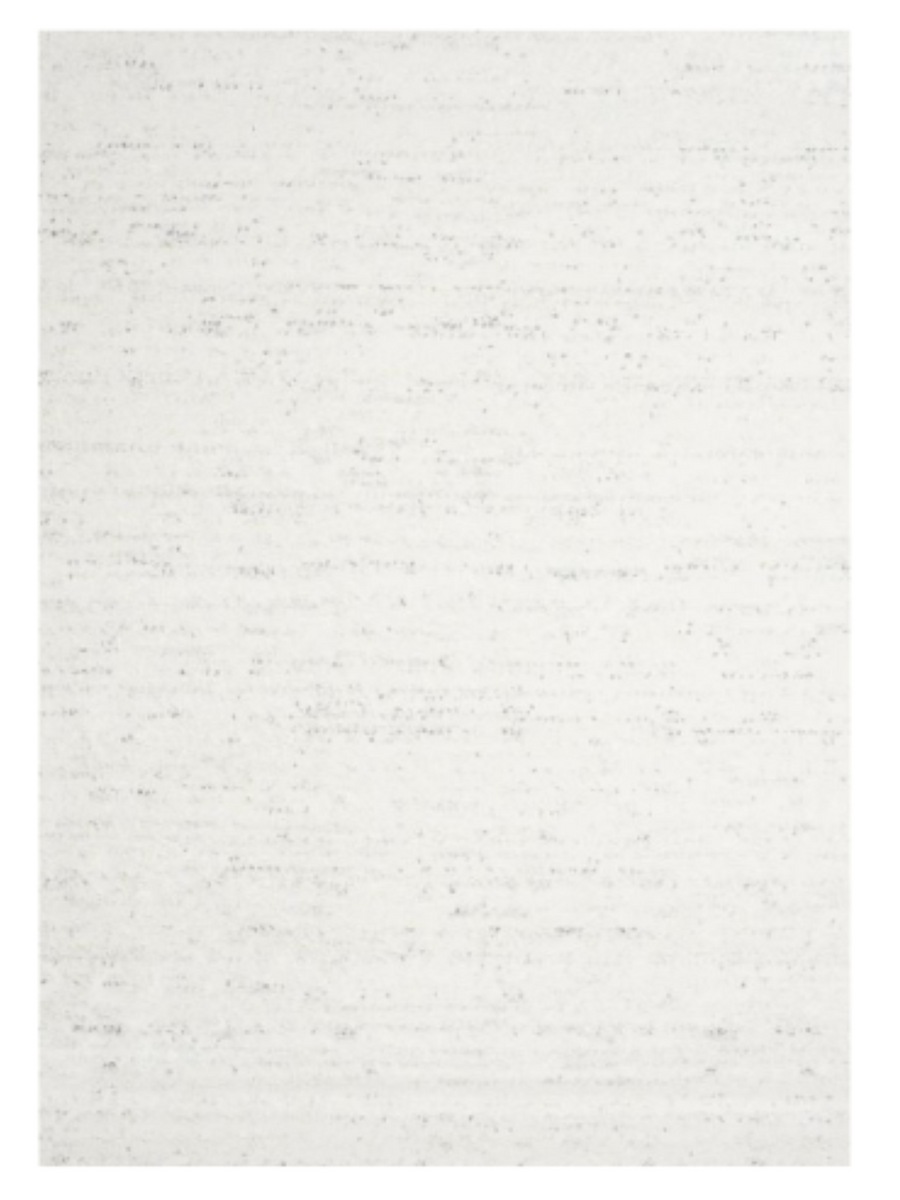 White Woven Yarn Texture Rug