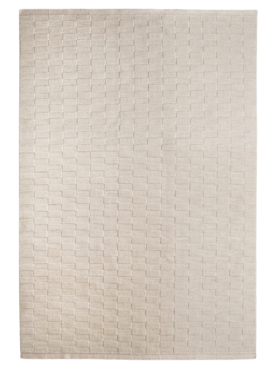 8' x 10' - Hand-Woven Tile Fossil Rug