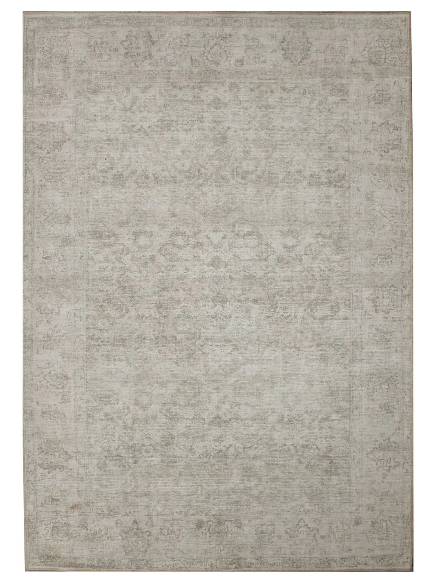 5x7 Chloe Taupe & Olive Flatwoven Rug