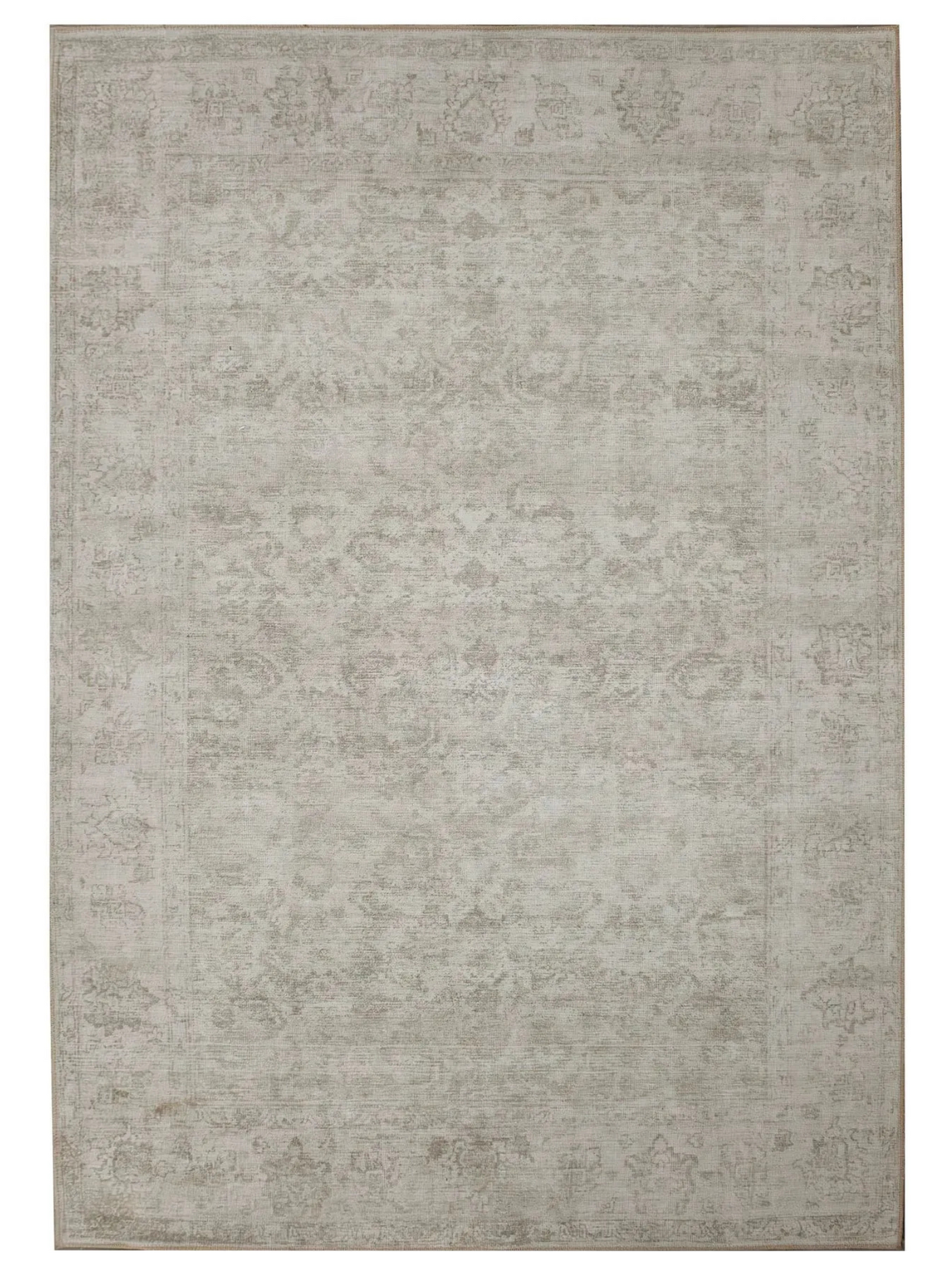 5x7 Chloe Taupe & Olive Flatwoven Rug