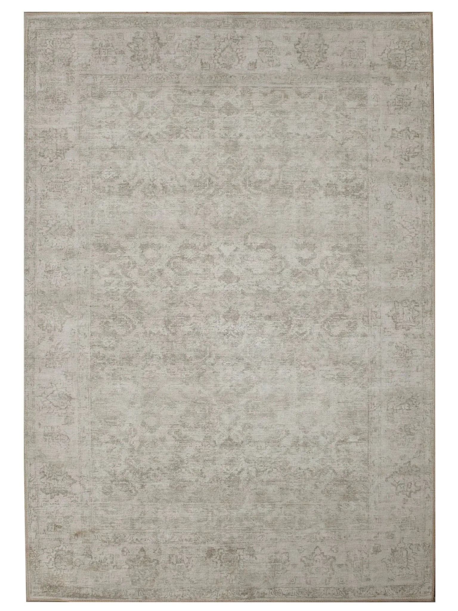 5x7 Chloe Taupe & Olive Flatwoven Rug
