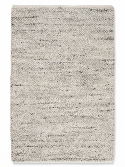 Cobblestone Cream and Grey Wool Rug