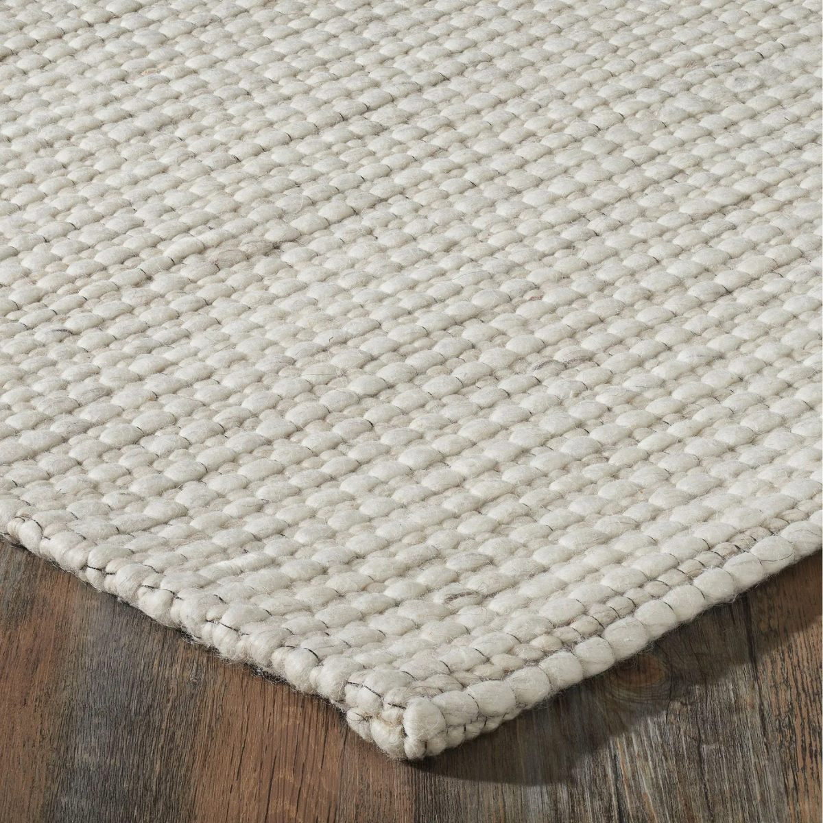 5x7 Bedford IV Ivory Wool Rug