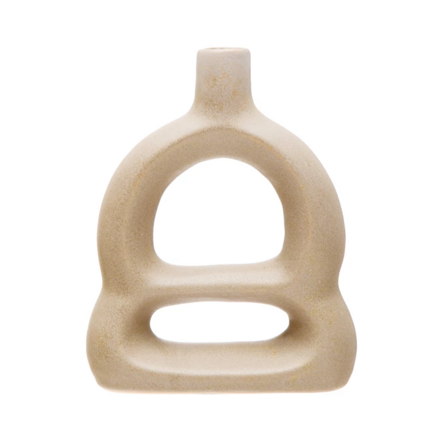 Stoneware Sculptural Vase