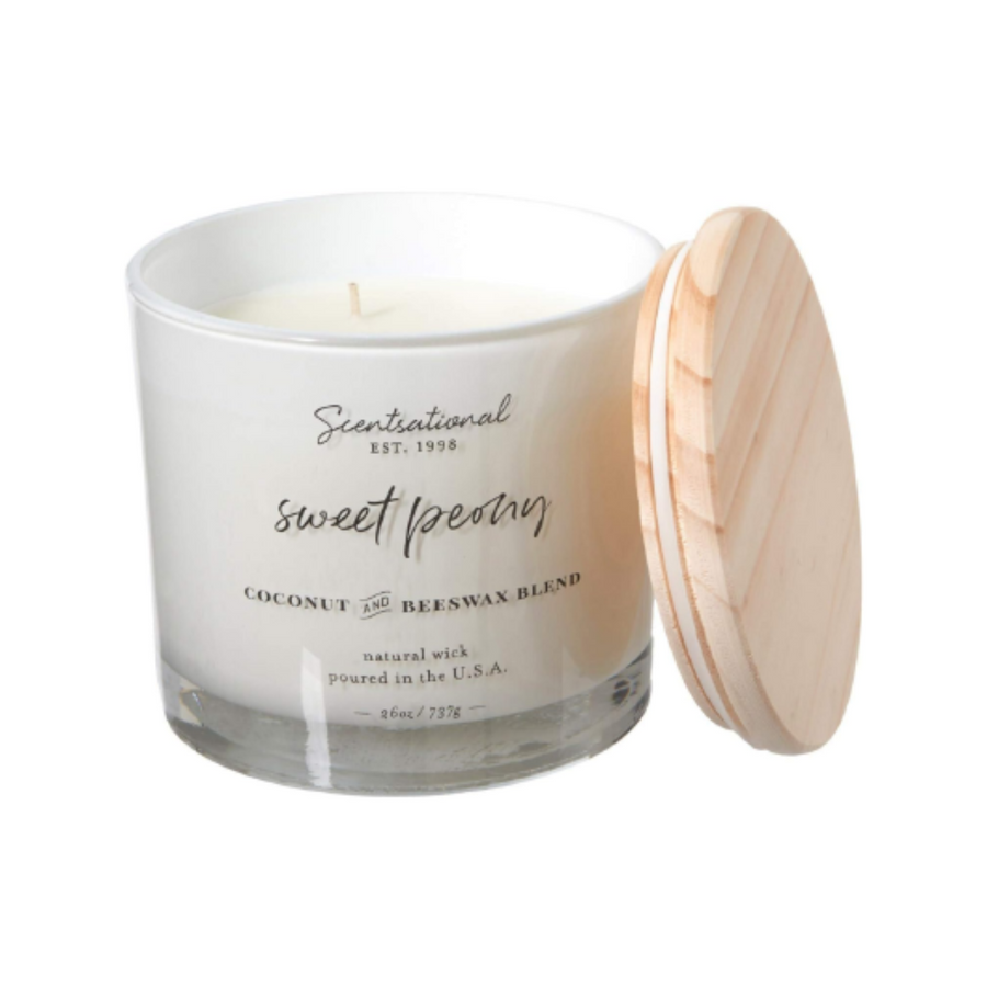 Extra Large 3 Wick Coconut and Beeswax Candle