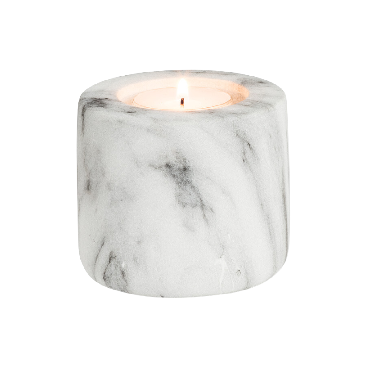 Large Ceramic Marble/Stone Candle Holder