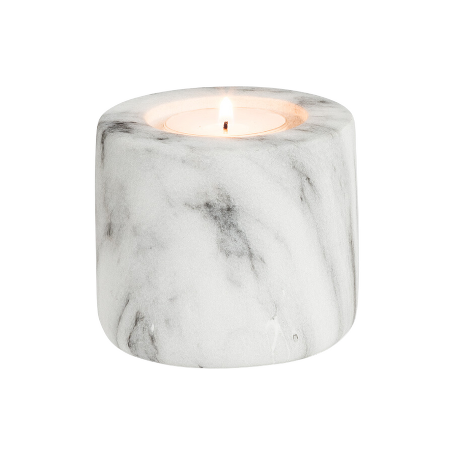 Large Ceramic Marble/Stone Candle Holder
