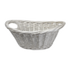 Wicker Gloss White Basket