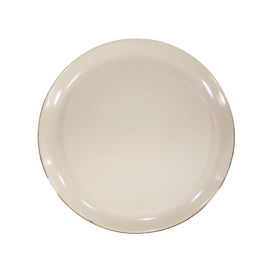 Dinner Cream & Grey Plate