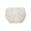 Round Cream Terracotta Textured