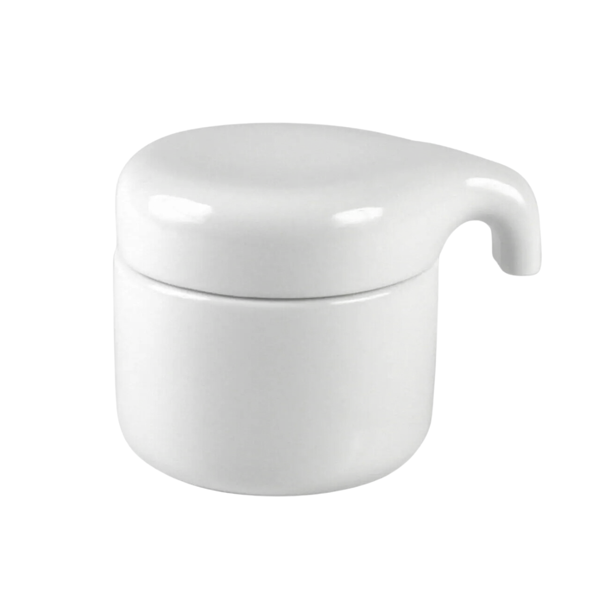 White Cup w/Lid