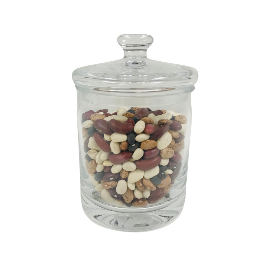 Clear Glass Canister
