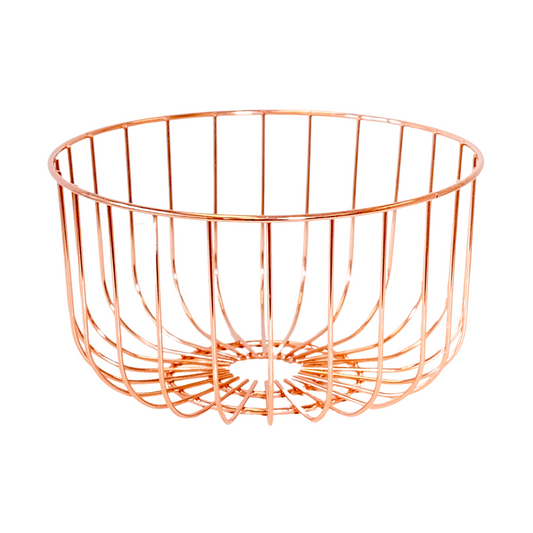 Fruit Bowl Wire Rose Gold Bowl